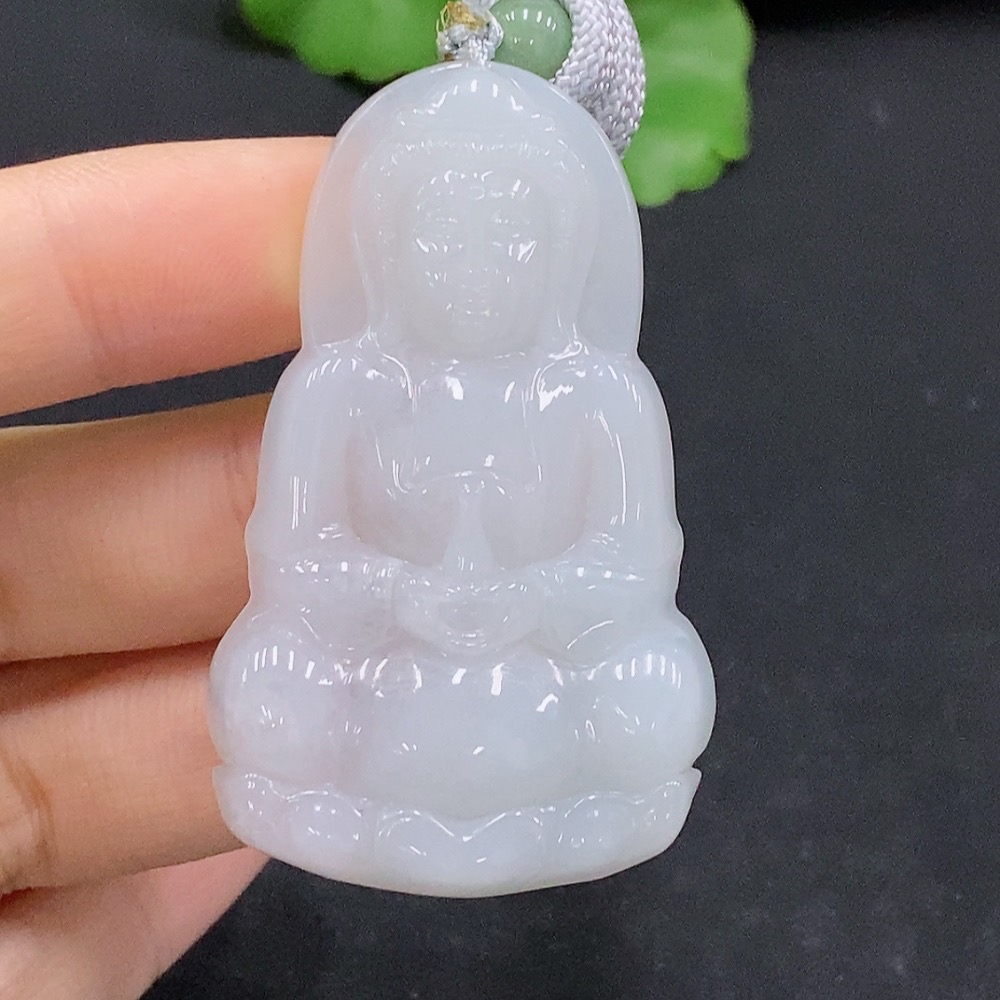 F31682761 Jadeite Guanyin Pendant Total Weight Approx. 20g