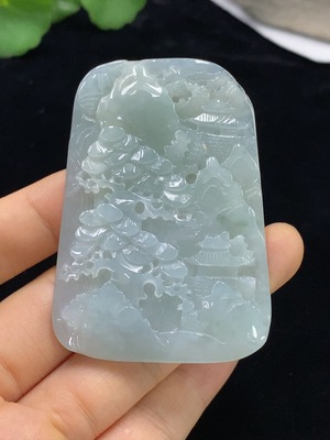 F31649463 JadeiteLandscape Pendant