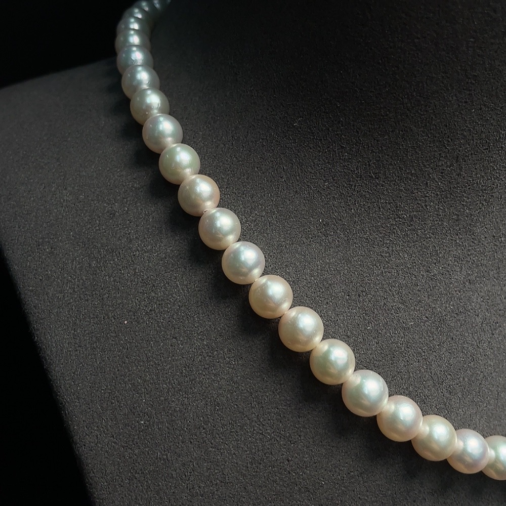 C26009496 Seawater Pearl Strand Necklace Non-Gold Setting Approx. 7.2mm Total Weight About 36.53g