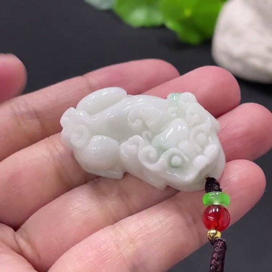 F32754567 Jadeite Pixiu Pendant Total Weight Approx.22g