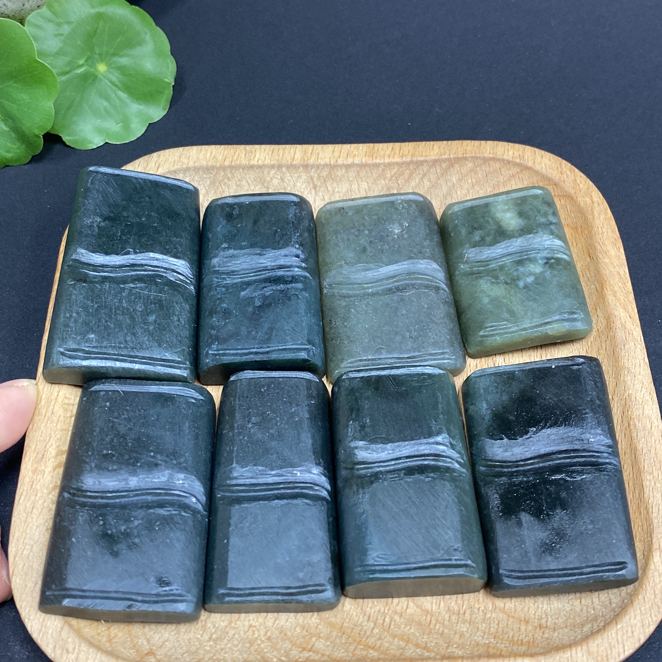 H33844449 Hetian Jade Pendant Bamboo Node Total Weight Approx. 223.3g