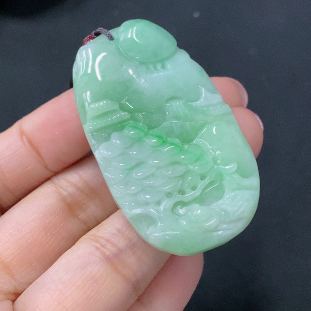 F27176765 JadeiteLandscape Pendant
