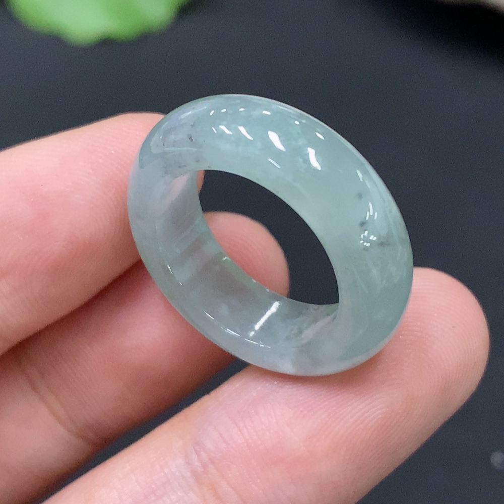 F27123630 Jadeite Ring Total Weight Approx.4.23g Size 9