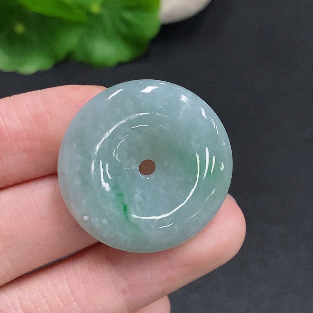 F35078730 Jadeite Safety Buckle, total weight about 9.8 grams