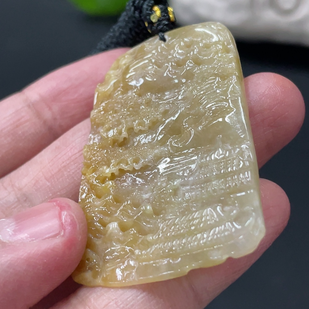 F32769781 JadeiteLandscape Pendant