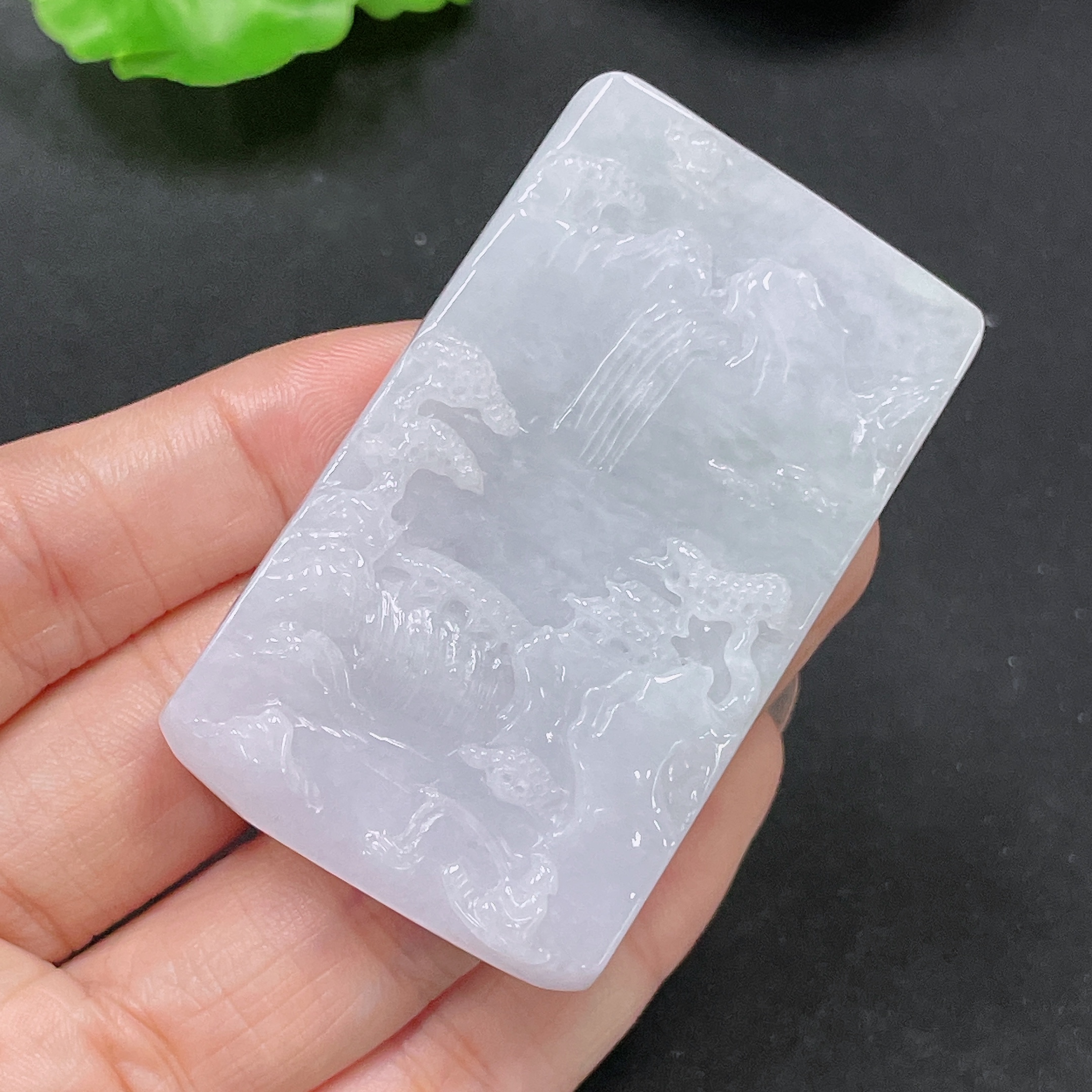 F34046109 Jadeite Pendant Landscape Total Weight Approx.69.8g