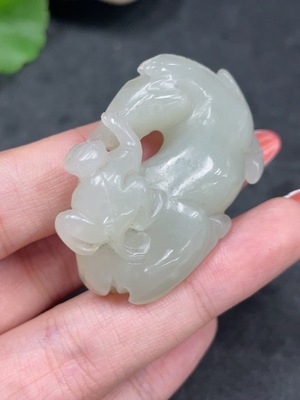 H34960376 Hetian Jade Pendant - Immediately Ennobled as a Marquis, Total Weight Approx. 30g