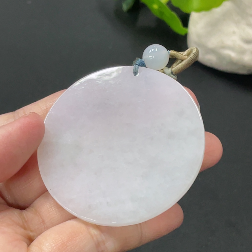 F35081500 Jadeite Plain Pendant Total Weight about 30.5g