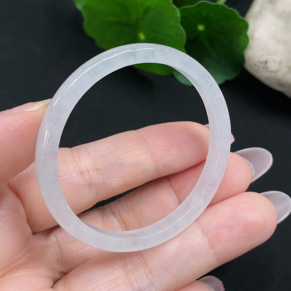 F31675971 Jadeite Round Bangle Size 43.5 Total Weight Approx. 9.7g