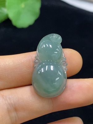 F34025314 Jadeite Gourd Pendant, Total Weight Approx. 6.84g