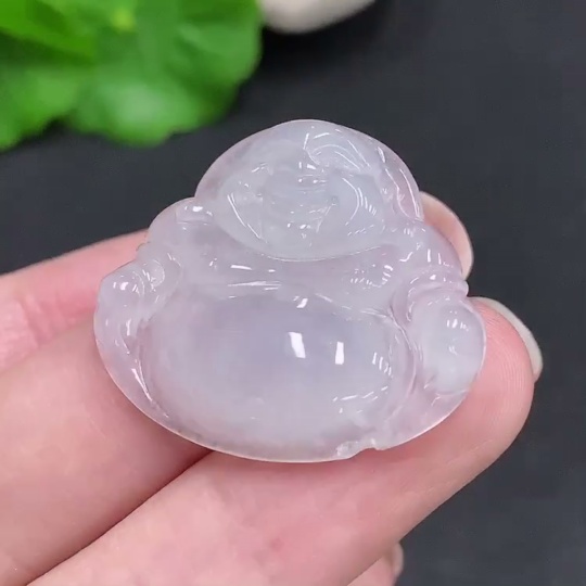 F34003332 Jadeite Buddha Pendant Total Weight Approximately 5.4g