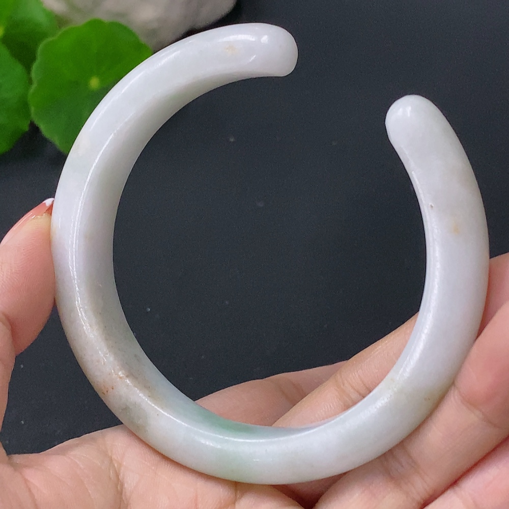F27116549 Jadeite Cat Claw Bracelet Size 58.5mm Total Weight Approx. 51.477g