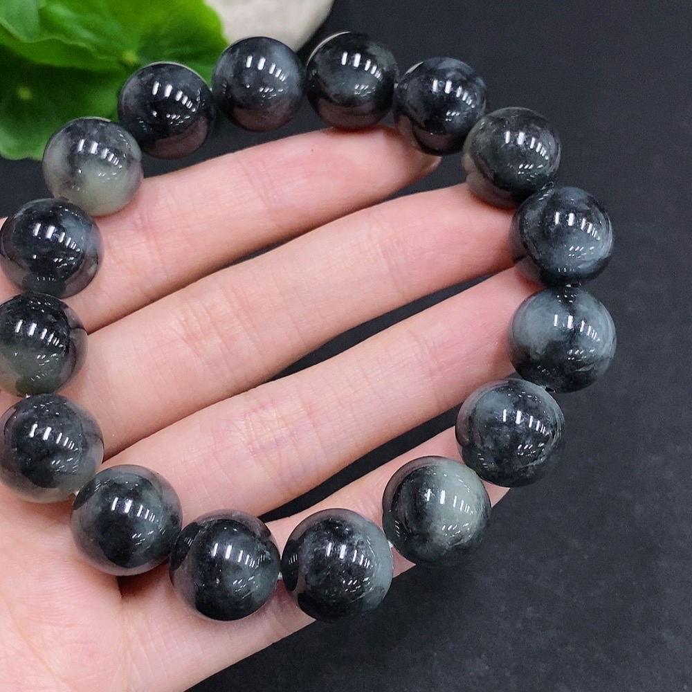 F34060117 Jadeite Bracelet Total Weight Approx.75.1g Size 13.7mm