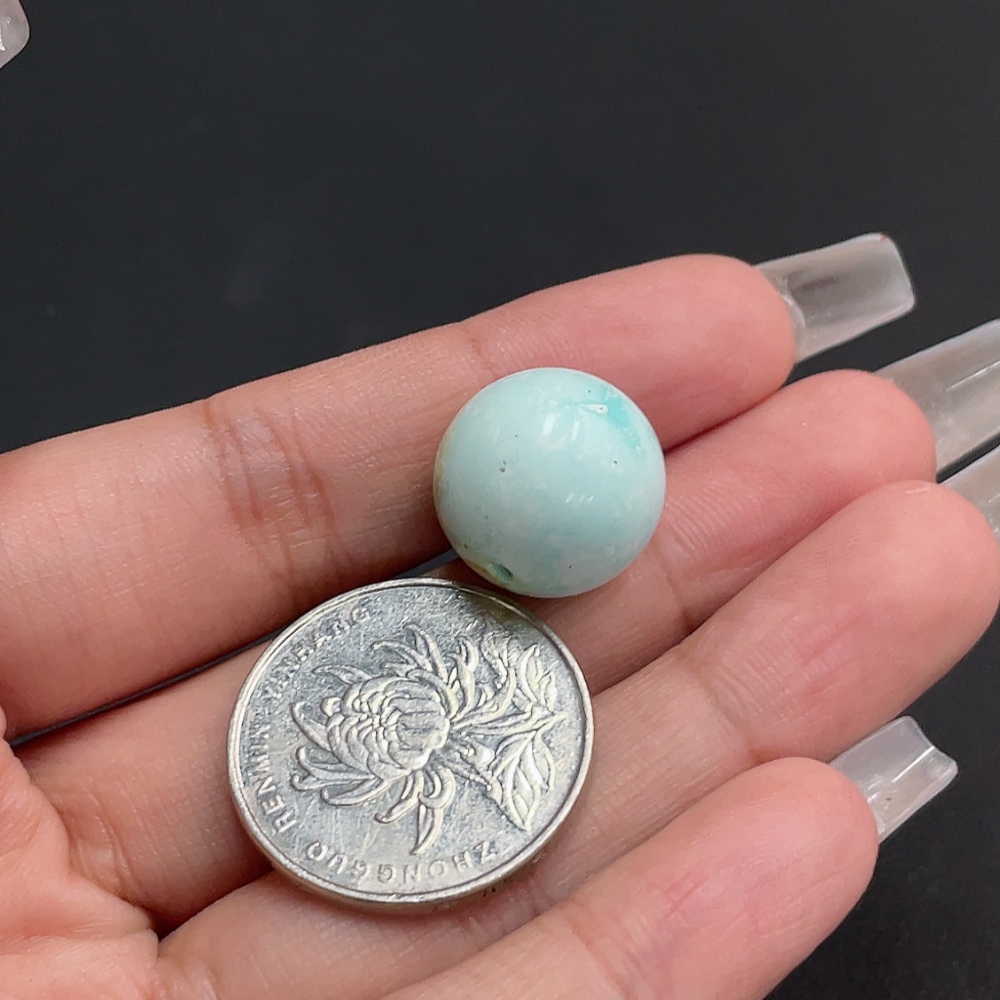 C19103648 Turquoise Pendant Containing Other Mineral Components, Total Weight Approximately 5.04g, Size About 16.2mm