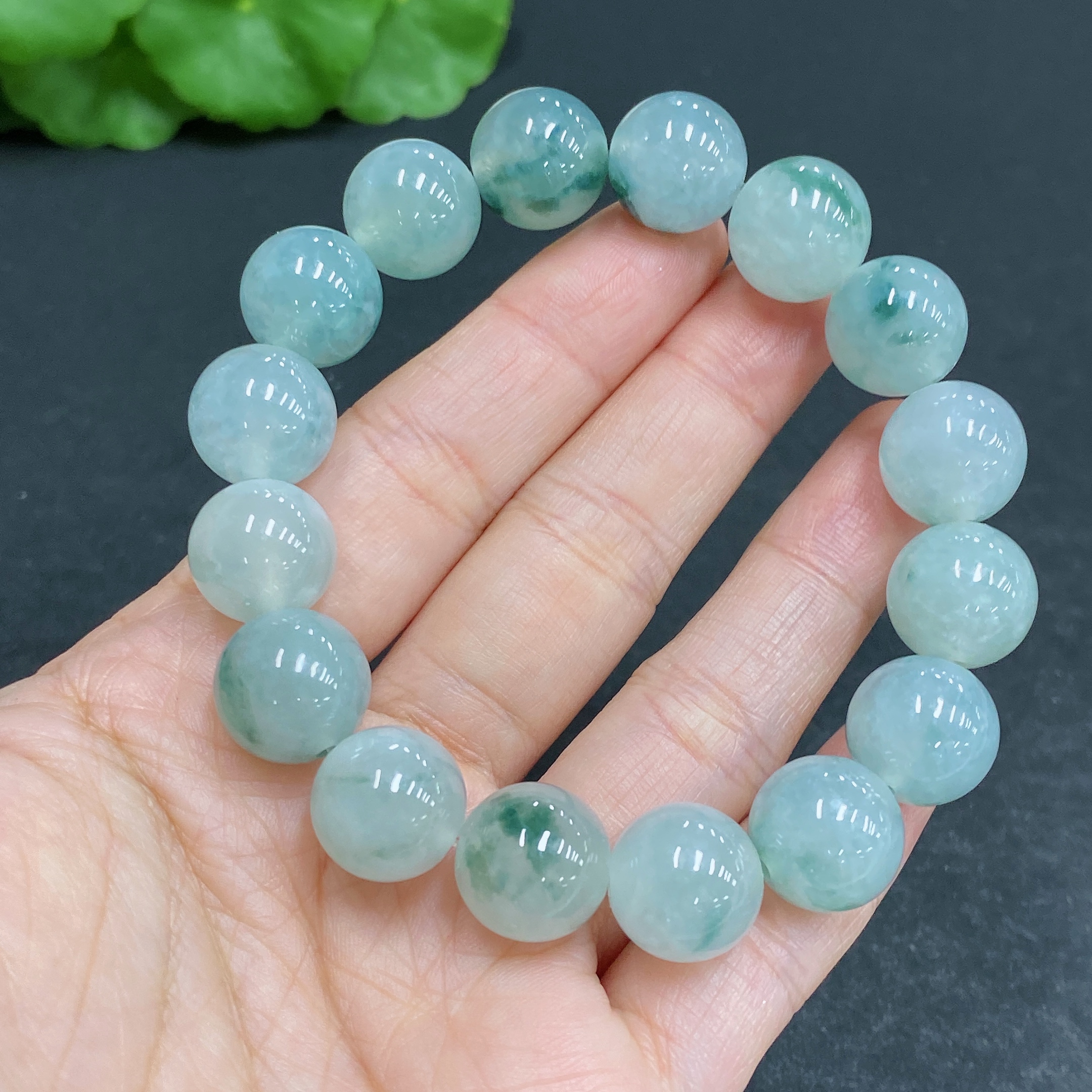 F33939200 Jadeite Bracelet Approx.12mm Total Weight Approx.54g