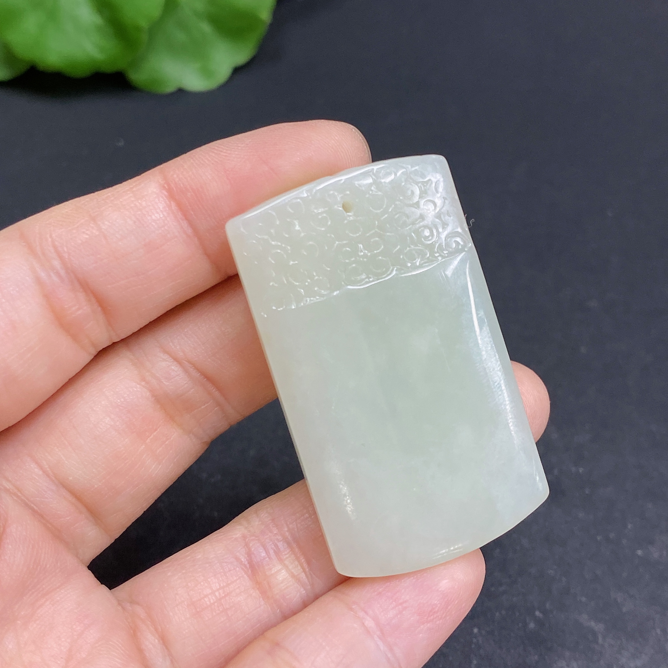 H33939454 Hetian Jade Pendant - Antique-style Plaque, Total Weight Approx. 17.6g
