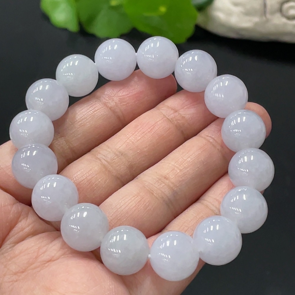 F31610760 Jadeite Bracelet Size 12.2mm Approx. Total Weight 49.55g