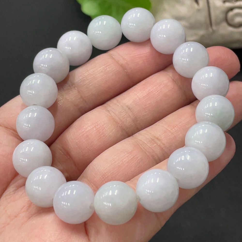 F35081763 Jadeite Bracelet 11.5mm Approx. Total Weight About 43.9g