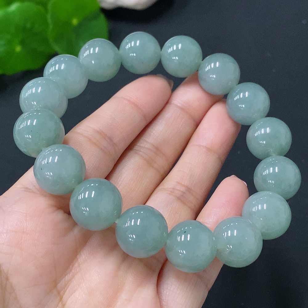 F27045943 Jadeite bracelet, approx. 13.5mm, total weight approx. 65.28g