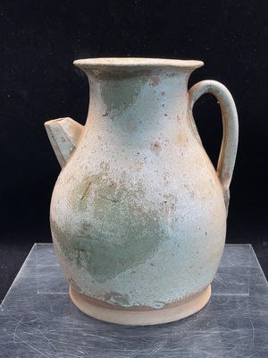 W28240107 Doubtful Ceramic Intact Changsha Kiln Inscription Spouted Pot (subject to the actual item)