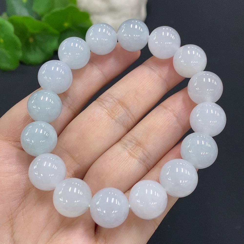 F34071083 Jadeite Bracelet Approx. 12.6mm Total Weight Approx. 57.09g