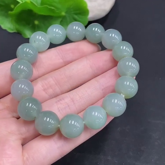 F33832176 Jadeite Bracelet Total Weight Approximately 48.2g Size About 11.9mm