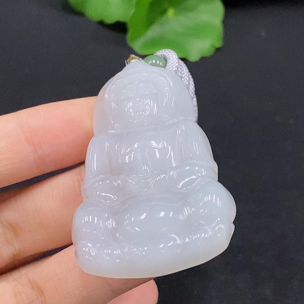 F31682761 Jadeite Guanyin Pendant Total Weight Approx. 20g