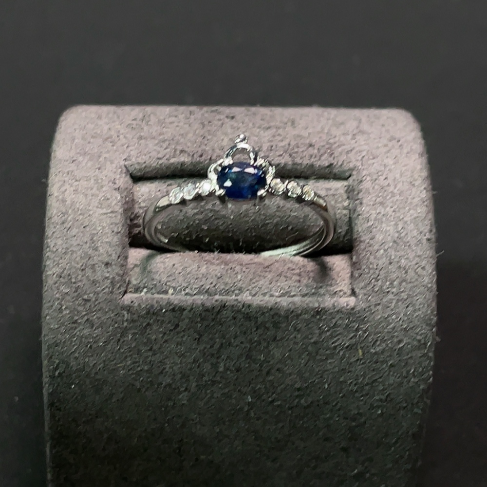 C23576481 Sapphire Ring Total Weight Approx.1.25g Non-Gold Setting
