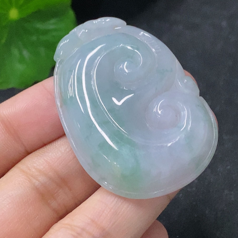 F33887744 Jadeite Pendant Ruyi, Total Weight Approx. 16.22g