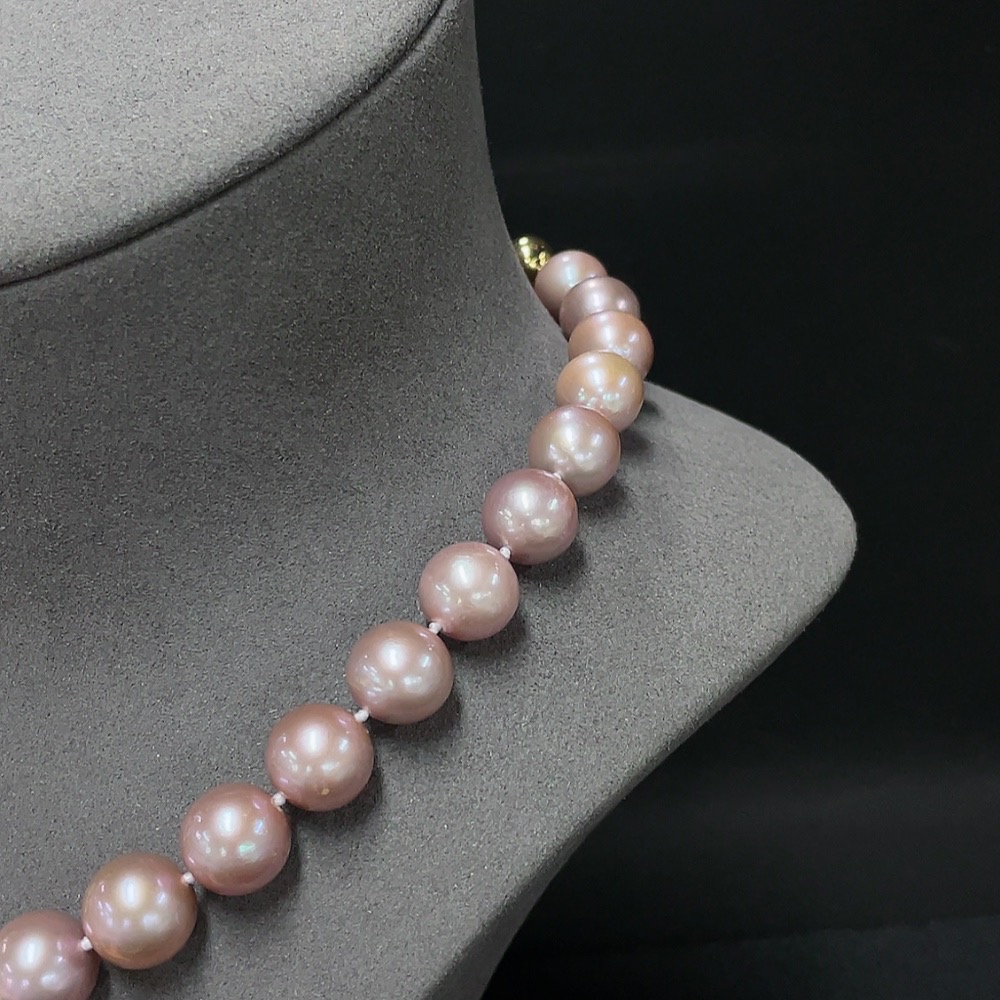 C34950497 18K Pearl Strand Total Weight Approx. 89.66g Size 11.4-13.2mm