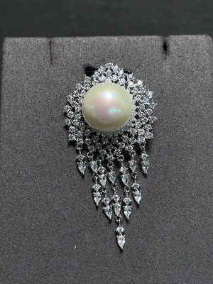 C29385038 Pearl Pendant Non-Gold Setting Total Weight Approx. 8.2g Size About 13.3mm