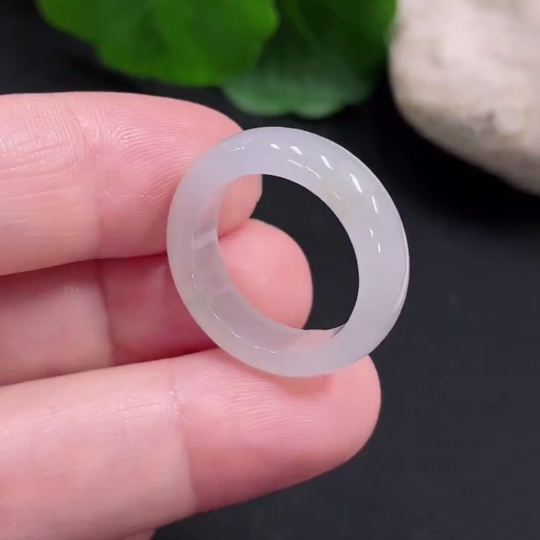 F31643346 Jadeite Ring Size 13 Total Weight Approx. 3.4g