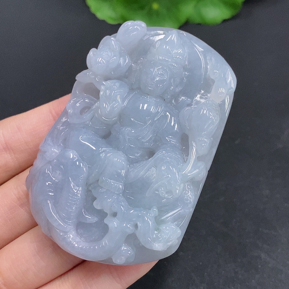 F33857398 JadeiteSamantabhadra Pendant