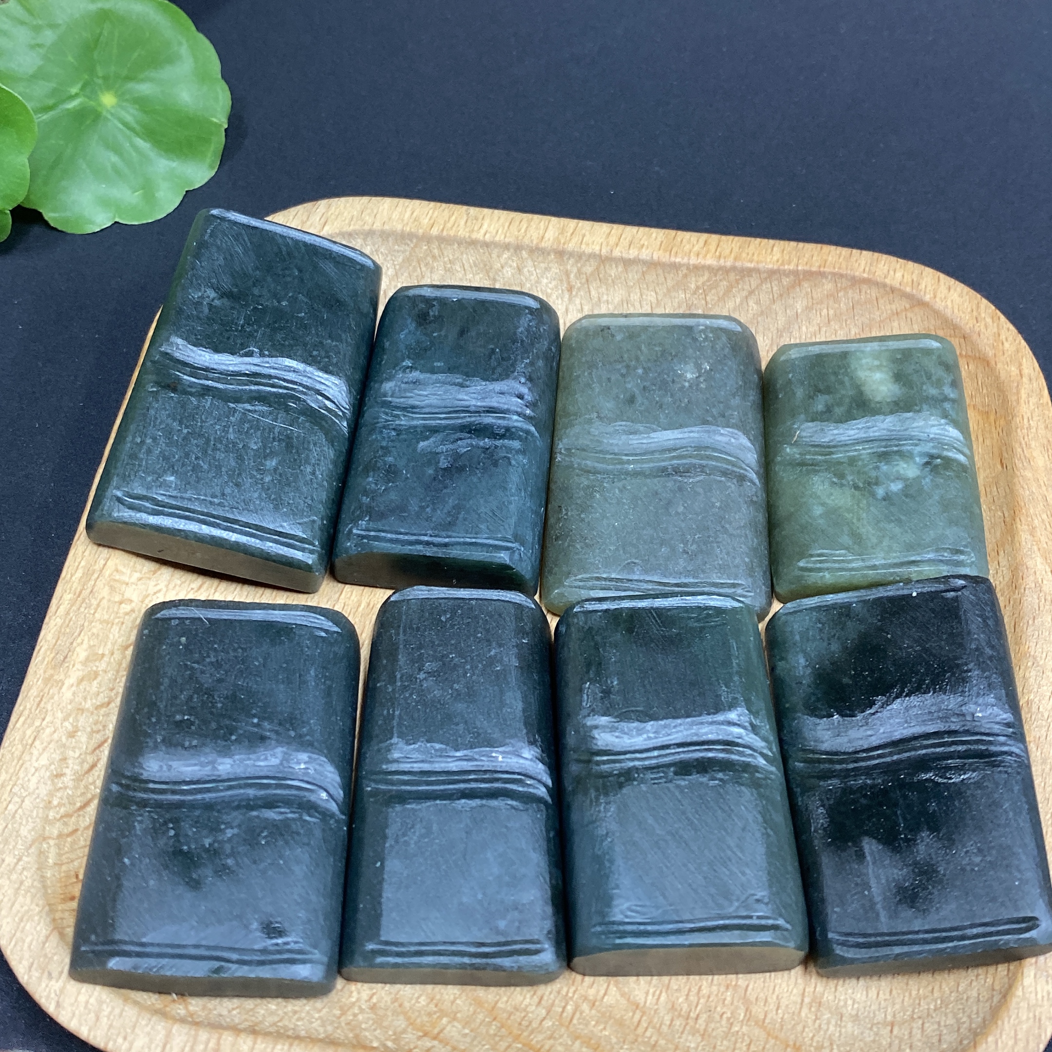 H33844449 Hetian Jade Pendant Bamboo Node Total Weight Approx. 223.3g