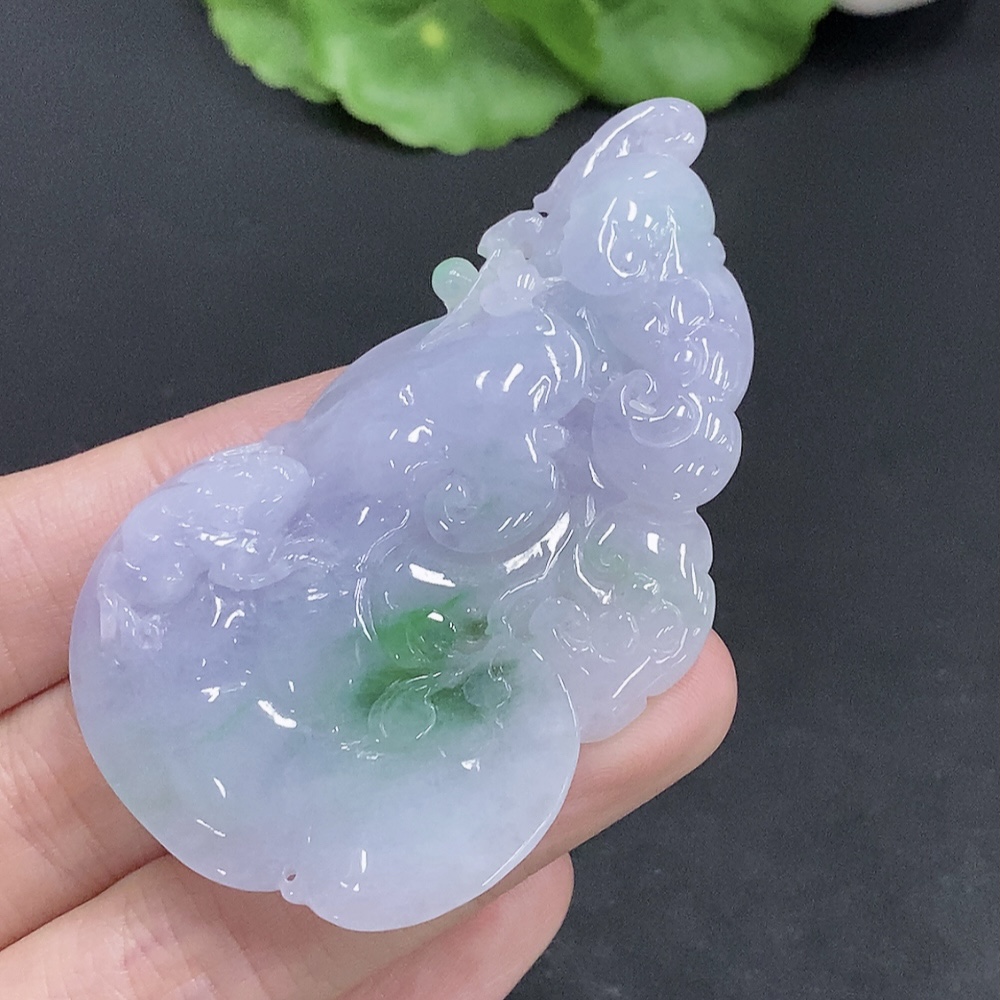 F31623929 Jadeite Ruyi Pendant Total Weight Approx. 33.7g