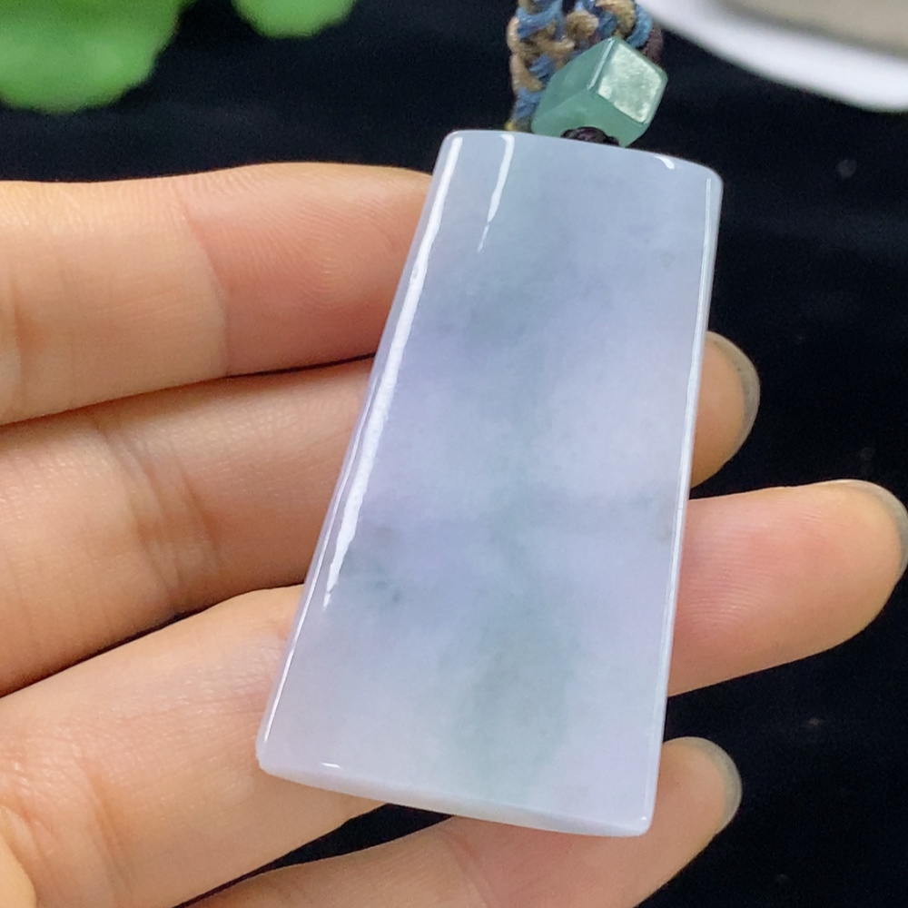 F32789582 Jadeite Antique Pendant, Total Weight Approx. 24.69g (including rope weight)
