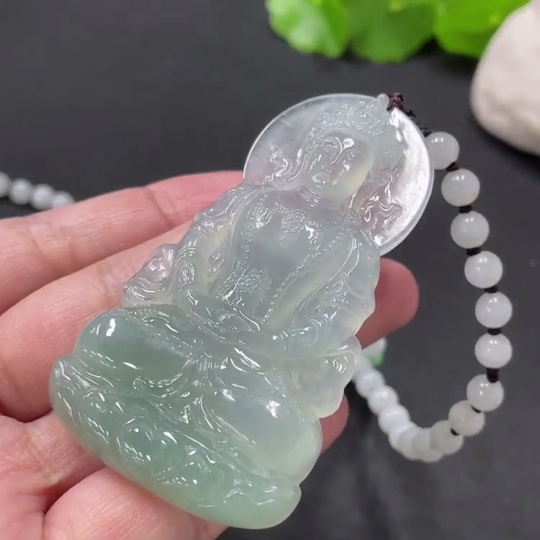 F34968972 Jadeite Tara Pendant