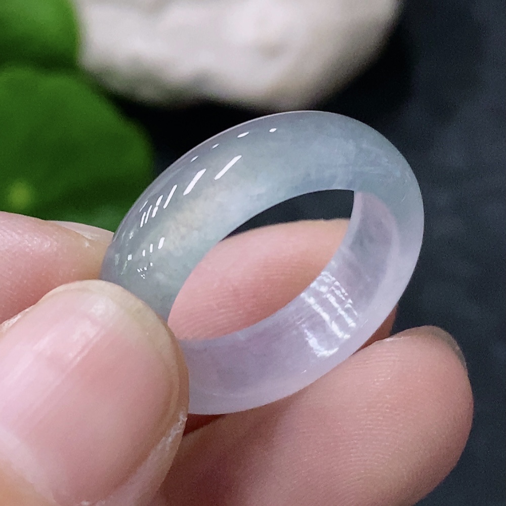 F32800075 Jadeite Ring Total Weight Approx. 3.38g Size 13