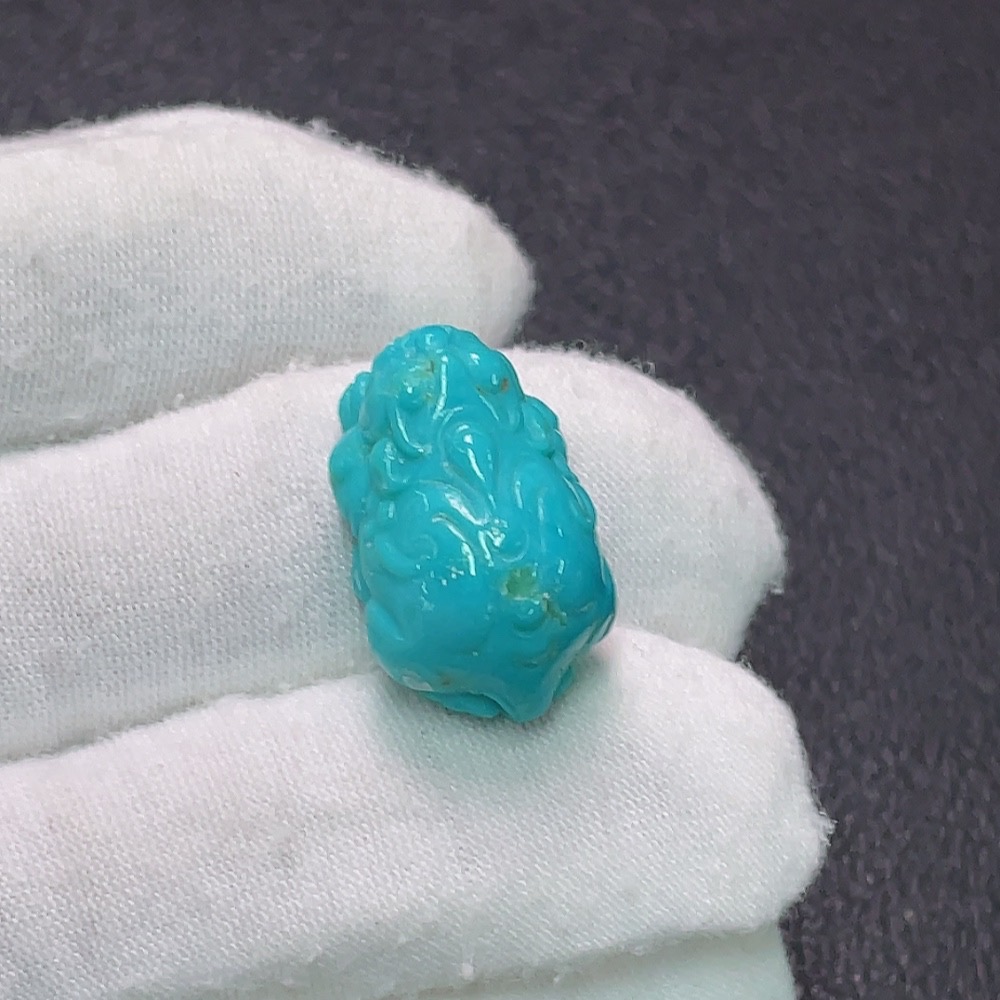 C34989654 Turquoise Jewelry, Color Origin Undetermined, Total Weight Approximately 4.77g