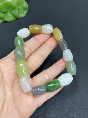 H33939788 Hetian Jade Bracelet Total Weight Approx. 46.6g