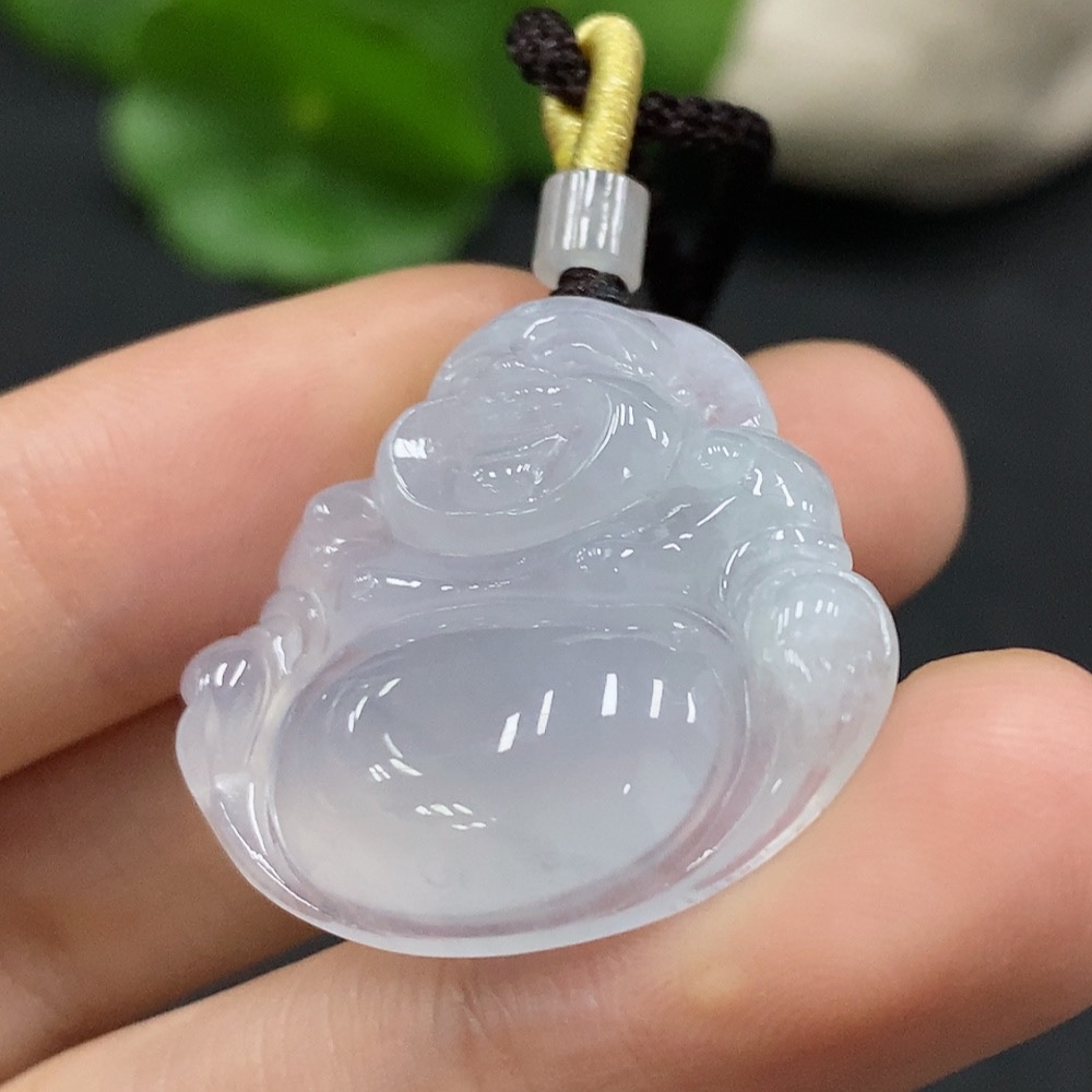 F34964621 Jadeite Buddha Pendant, Total Weight Approx. 8.76g