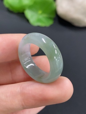 F46518278 翡翠指环 圈口16 货品总重约4.92g