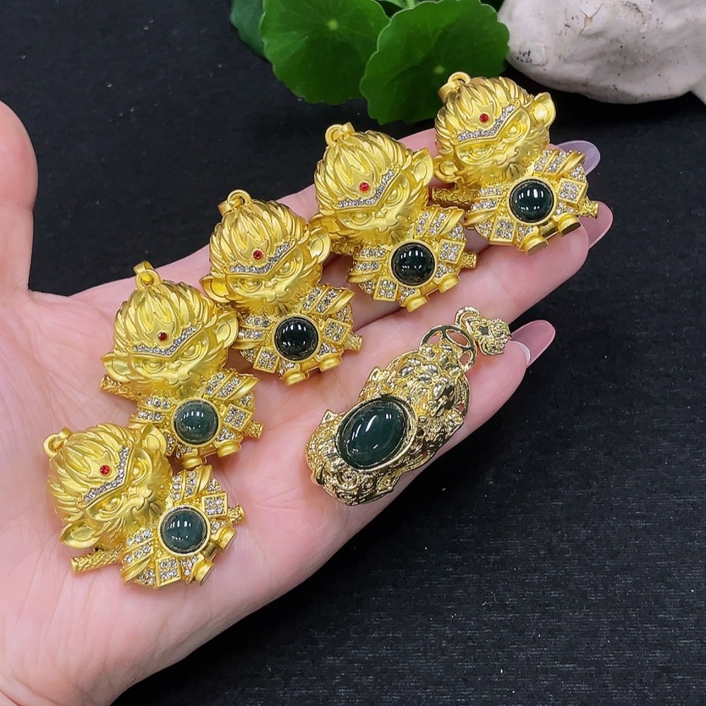 F32810275 Jadeite Pendants Sell as a Lot (Non-Gold Inlaid)