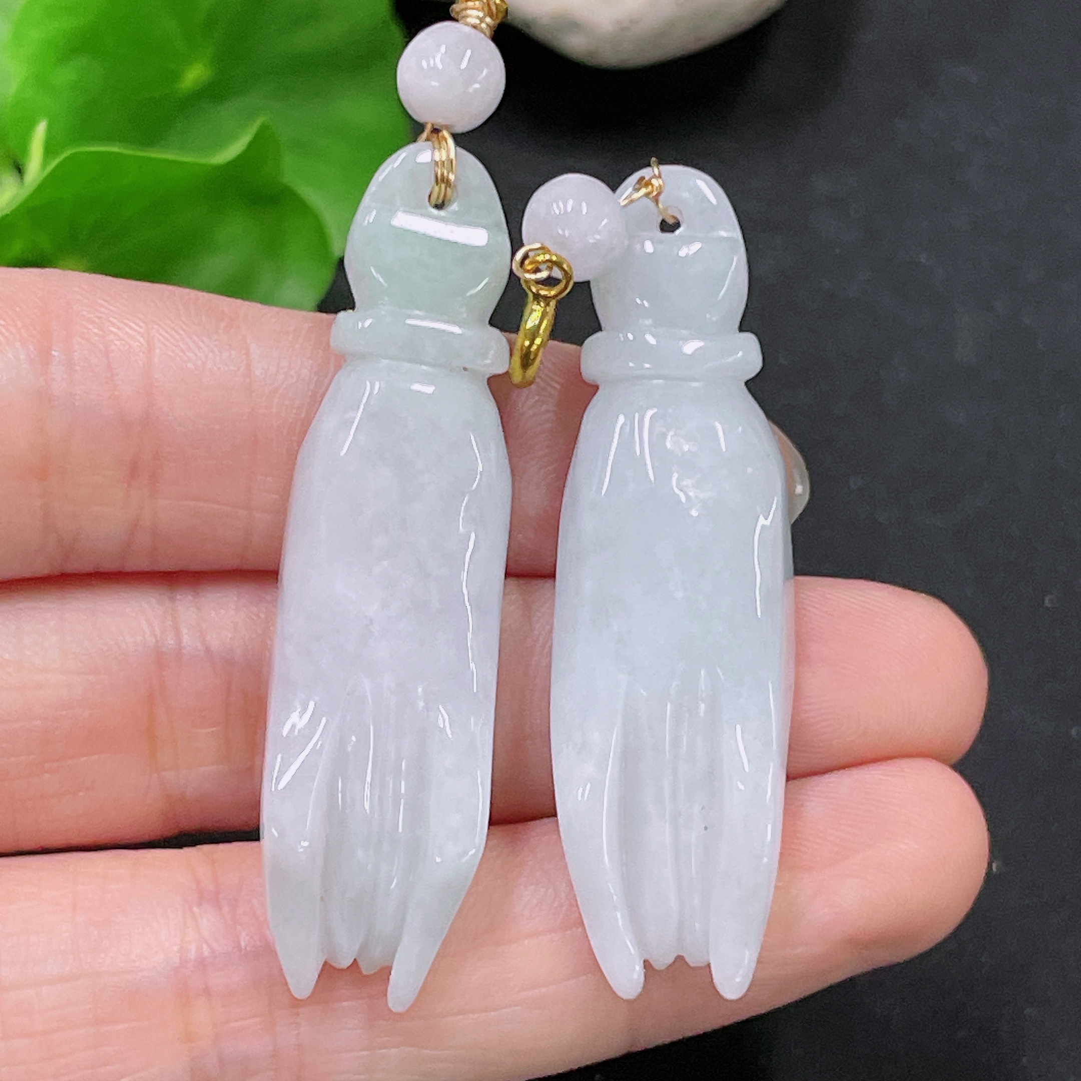 F33894171 Jadeite Pendants Sell as a Lot (Non-Gold Inlaid)