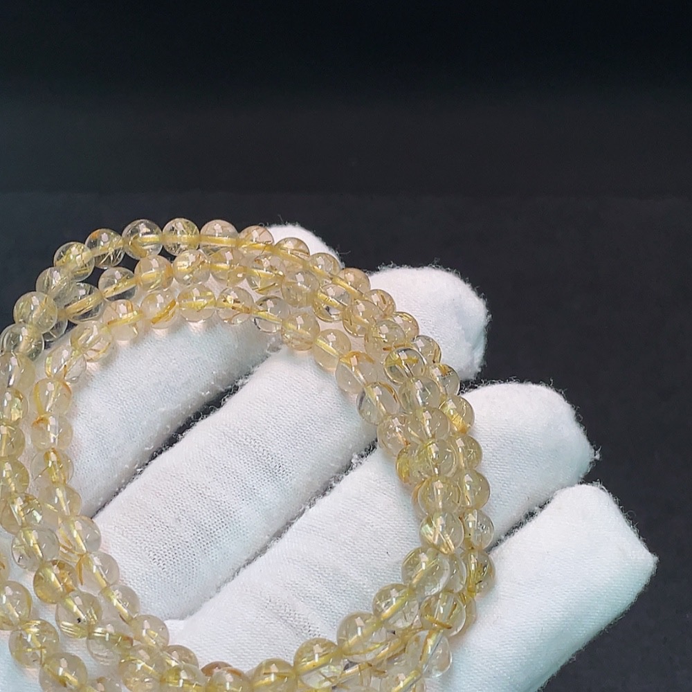 C32744394 Crystal Bead Strand Total Weight Approx. 25.2g Size 5.3mm