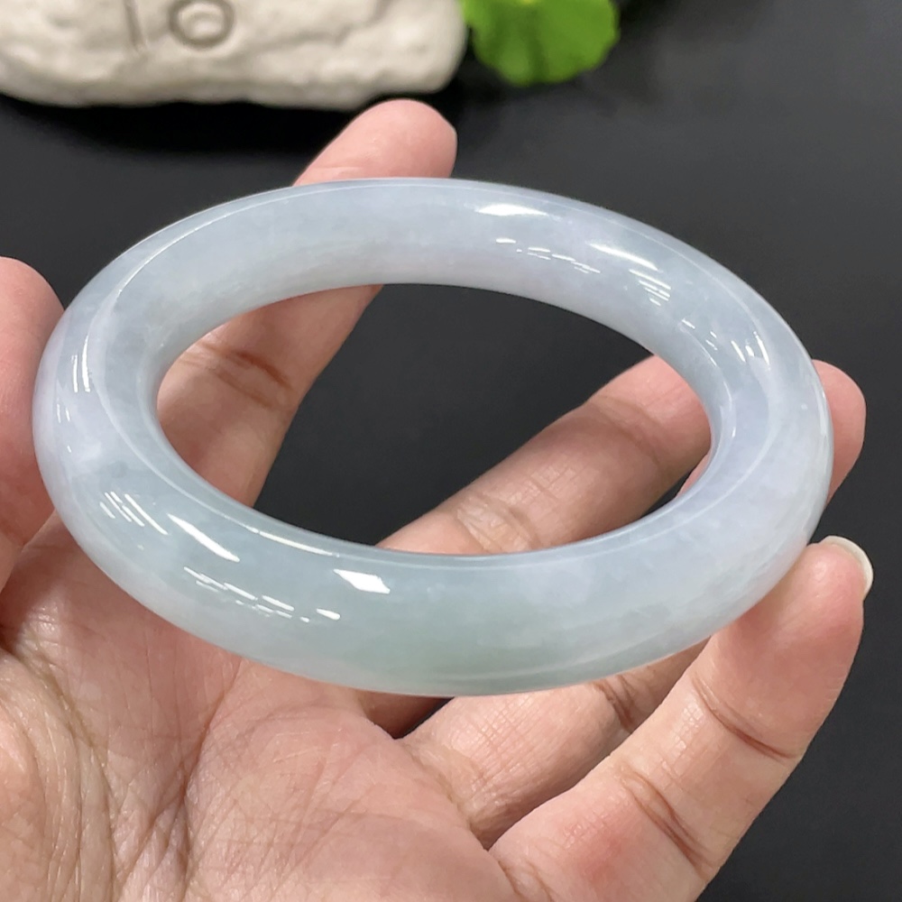 F27133713 Jadeite Round Bangle Size 54.9 Total Weight Approx. 79.49g