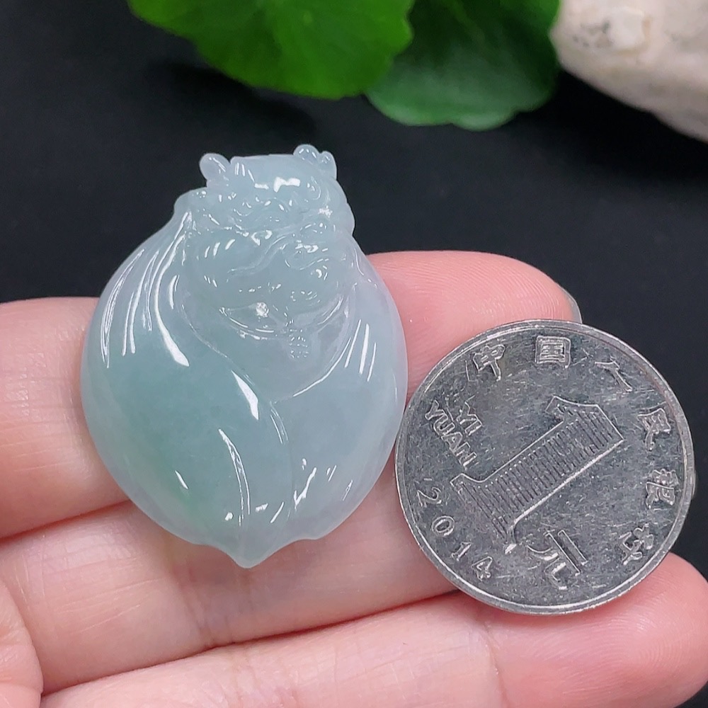 F30484855 Jadeite Pendant Total Weight Approx. 9.5g