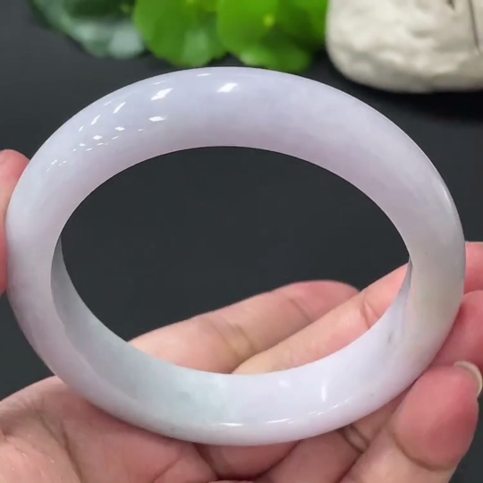 F25916834 Jadeite Regular Bangle, Size 57.5, Total Weight Approx. 66.58g