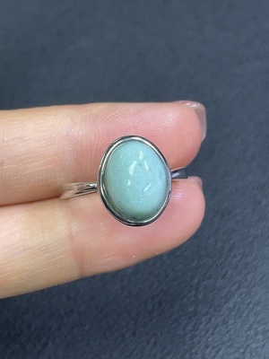 C26988083 Pectolite Ring Adjustable Non-Gold Setting Total Weight Approx. 3.38g