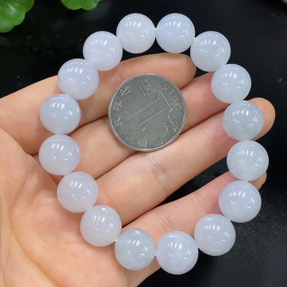 F27172040 Jadeite Bracelet Size 12.2mm Approx. Total Weight About 51.73g